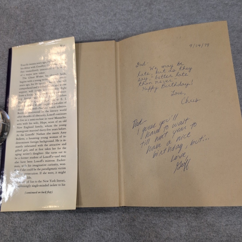 Philip Roth The Ghost Writer 1979‎ First Edition Hardcover Novel - Picture 4 of 5